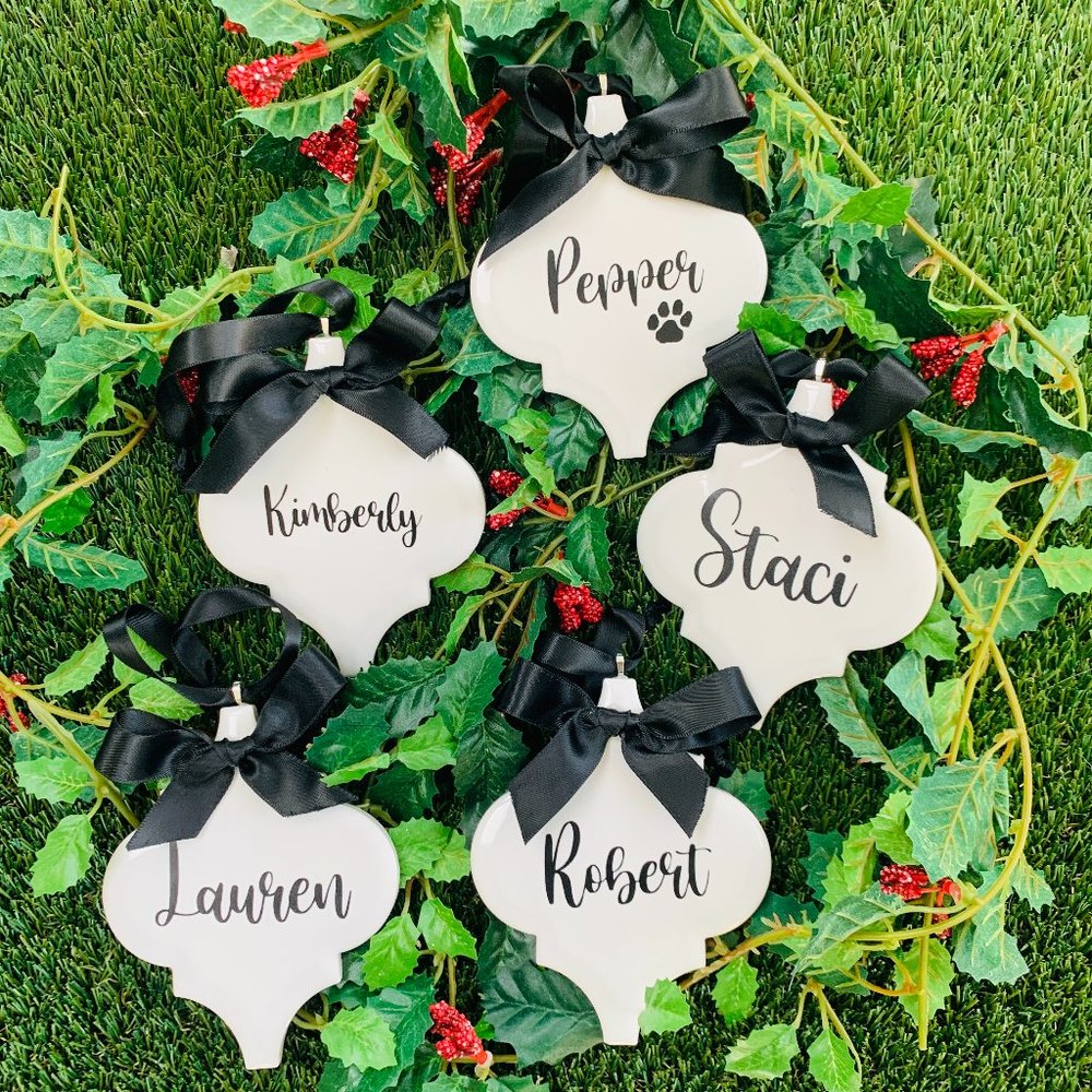 CUSTOM MADE CHRISTMAS ORNAMENTS